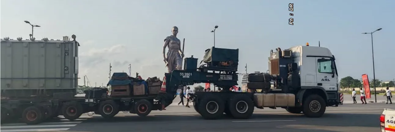 Mission accomplie pour AGL Bénin dans le processus de transport des transformateurs électriques