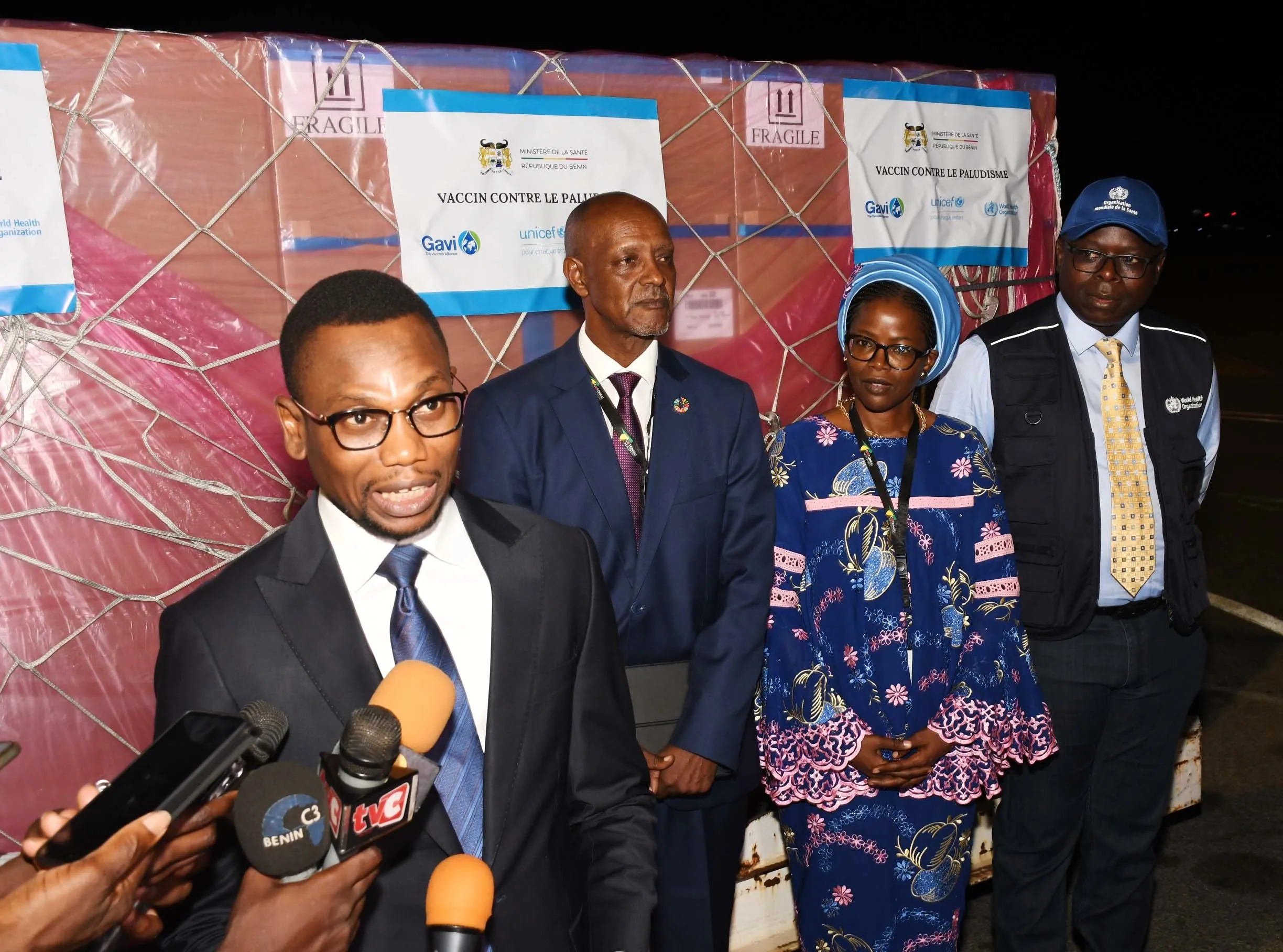 Pour le ministre de la Santé, la réception des vaccins antipa- ludiques est une importante étape vers une vaccination plus  large contre l’une des maladies les plus mortelles