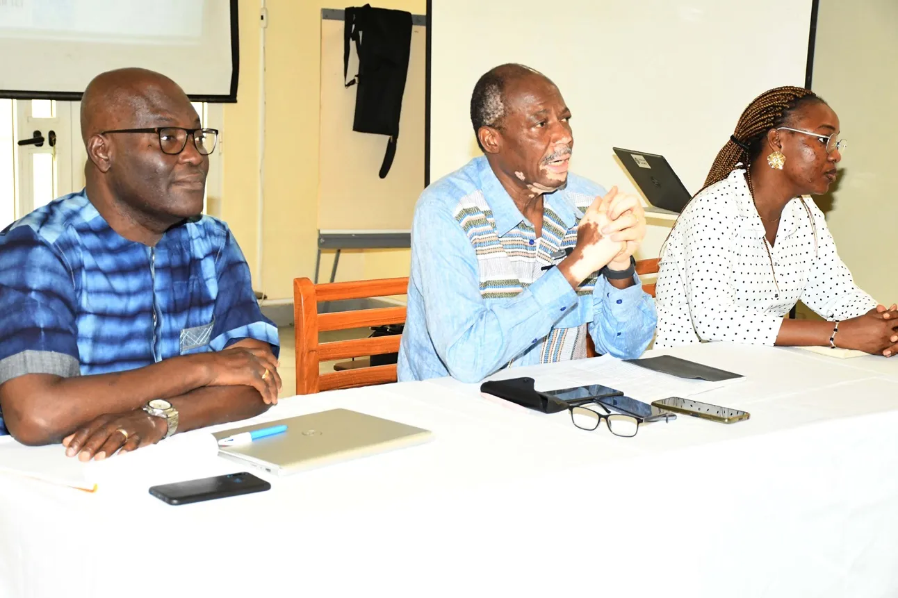 Le présidium lors de la cérémonie de lancement de l’étude