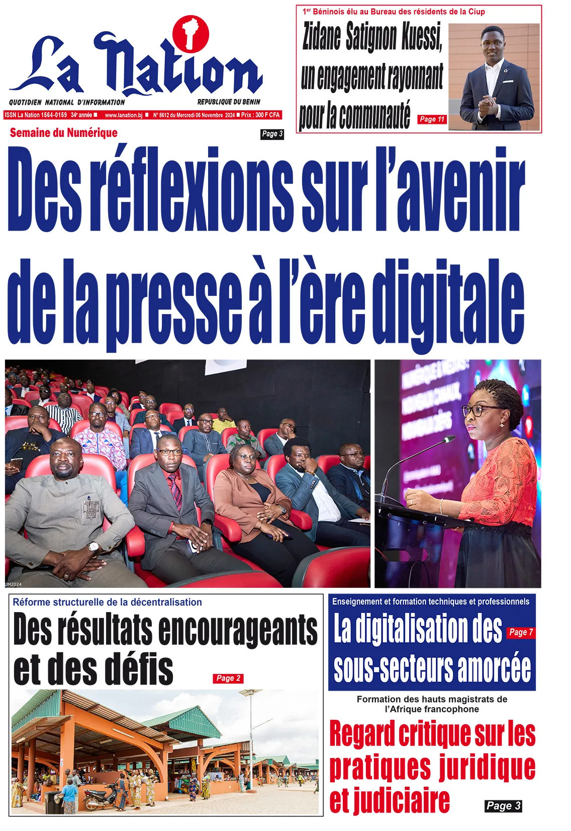 Quotidien ''La Nation'' du 06 Novembre 2024