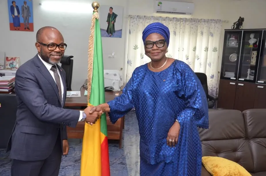 Le président du Ces reçu par la présidente de la  Cour des comptes