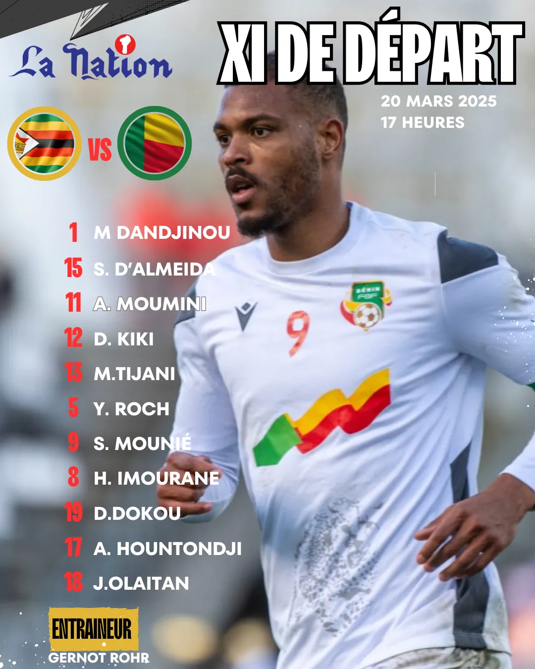 Match Zimbabwe # Bénin