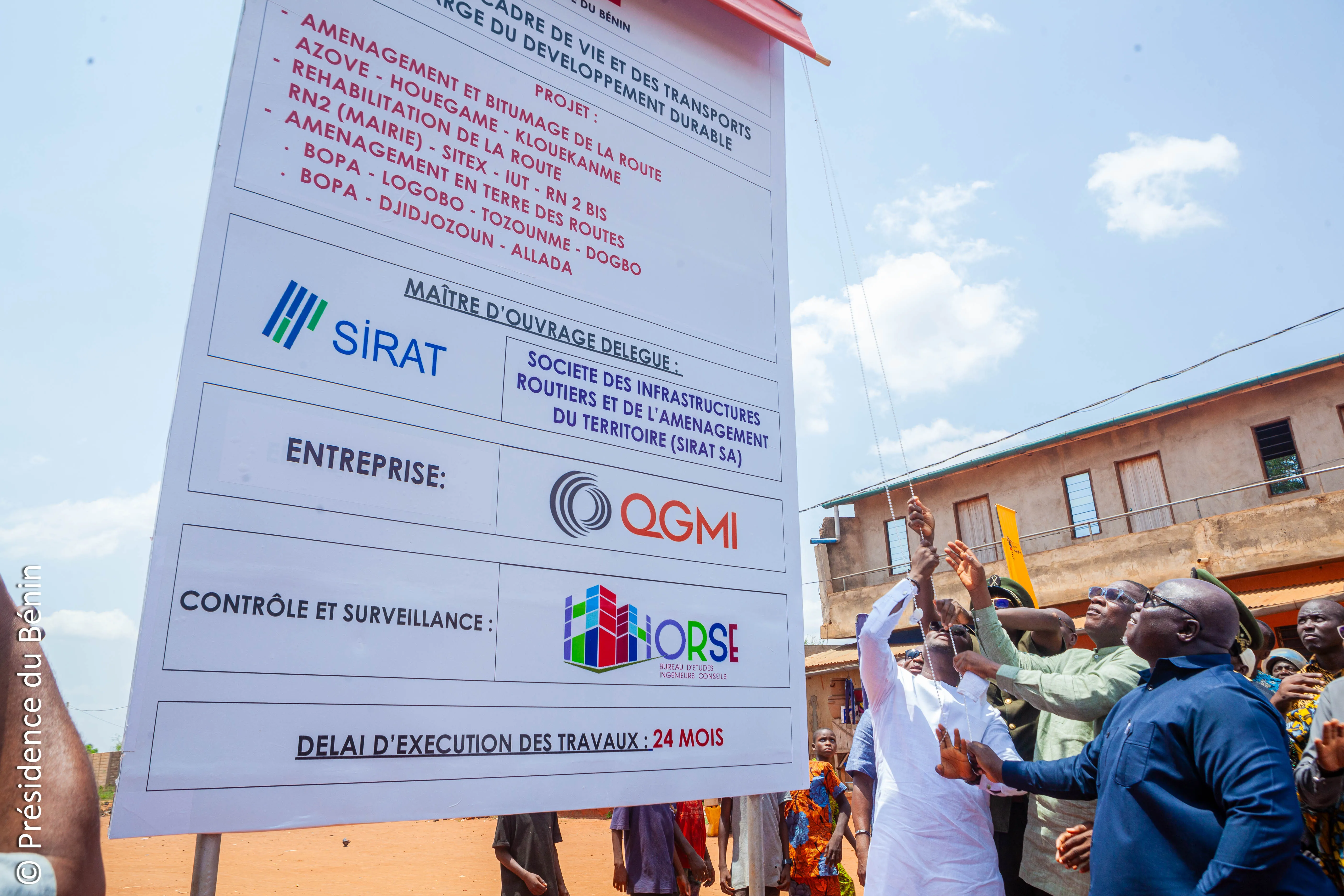 Des travaux lancés pour des insfrastructures de qualité au  service des populations