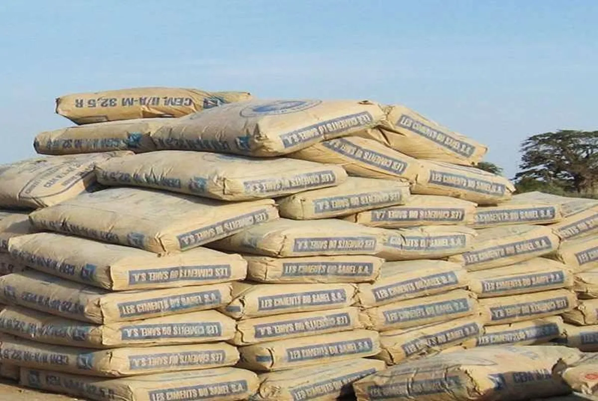 Le coût du ciment à la tonne est en baisse progressive  dans certaines villes