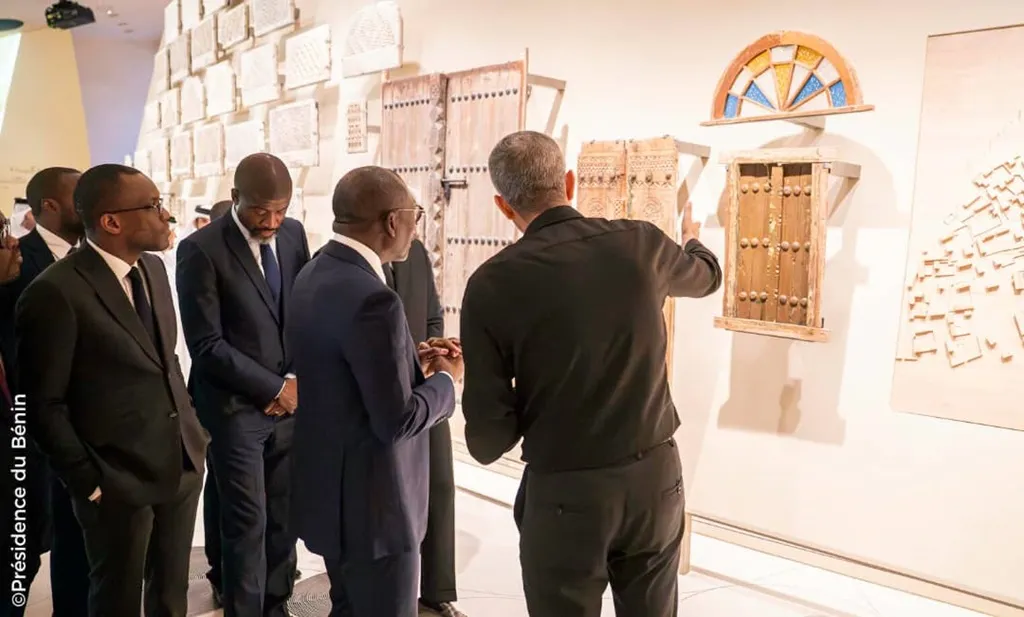 Le président Talon au Musée National à Doha