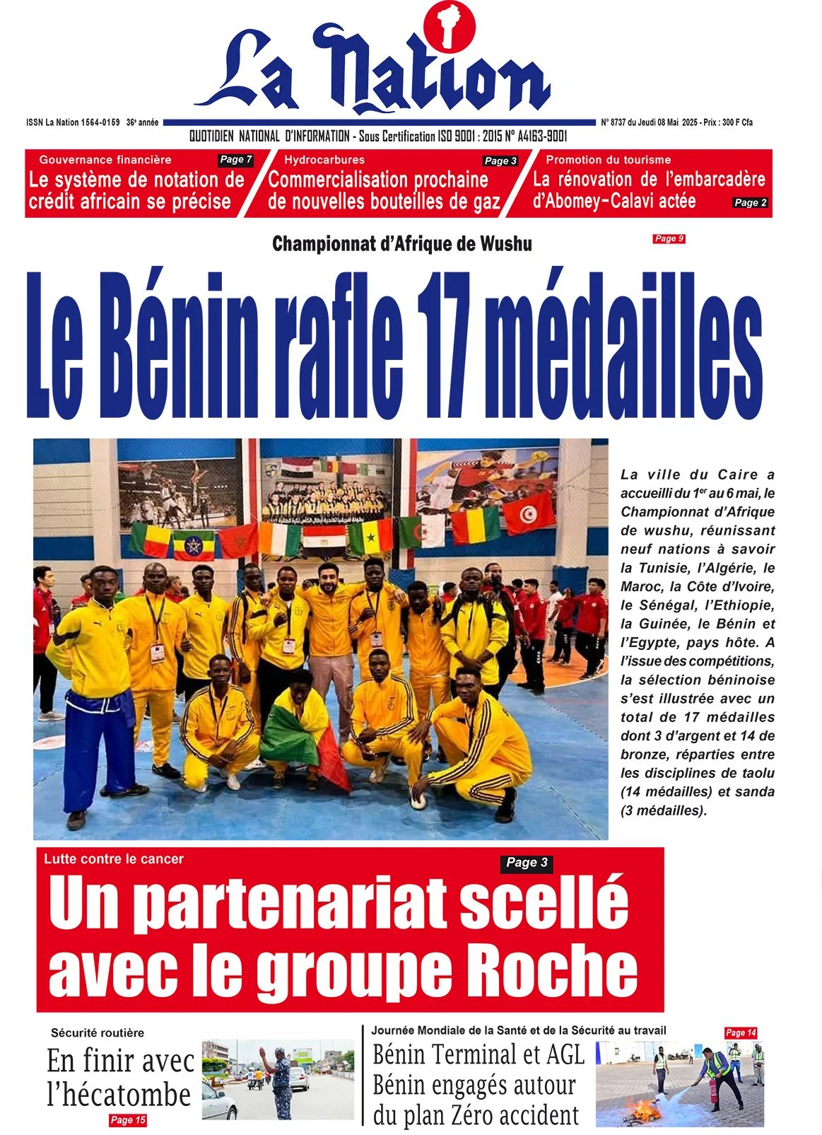 Quotidien ''La Nation'' du 08 Mai 2025