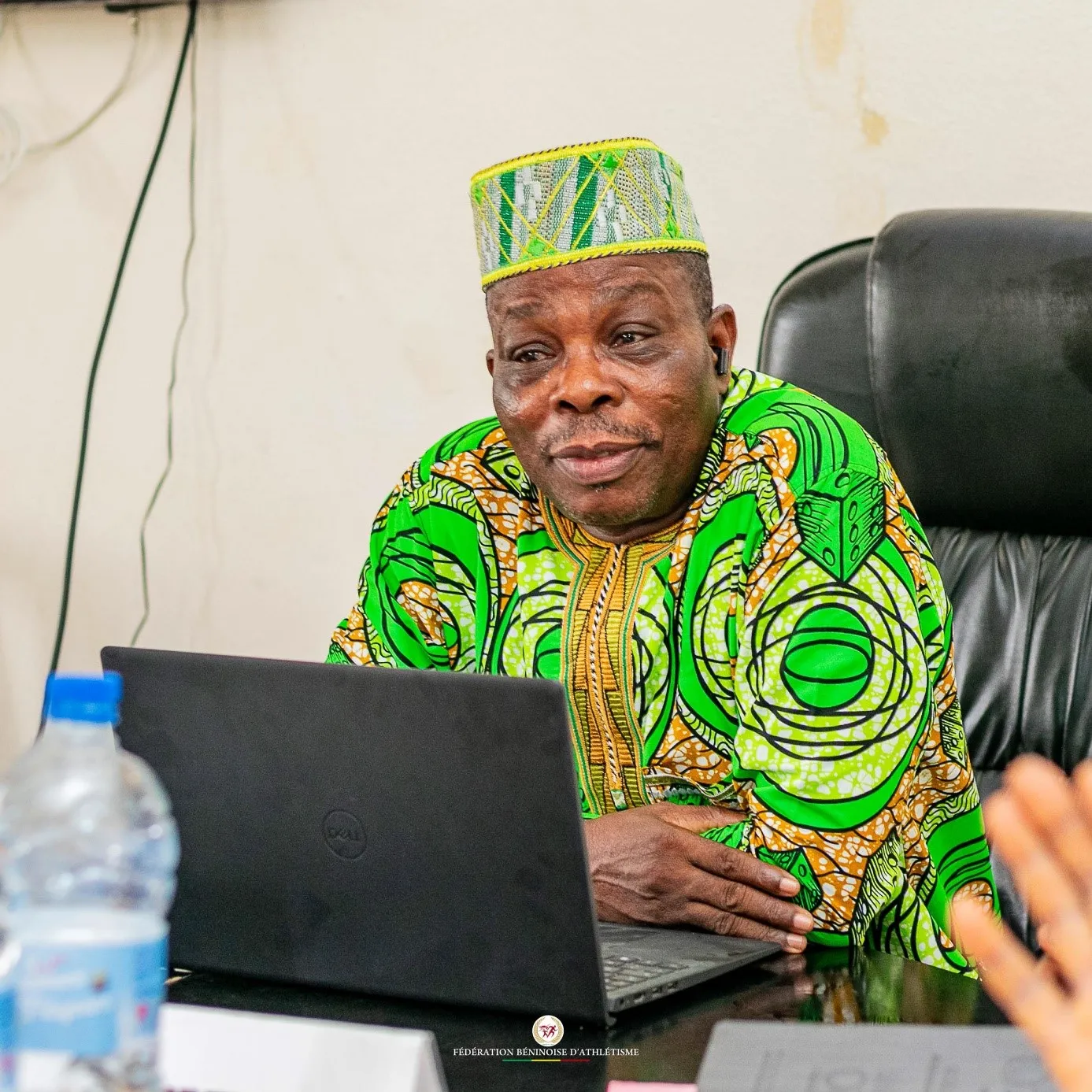 Le président de la Fédération béninoise d’athlétisme, Vierin Degon dresse le bilan des récentes compétitions