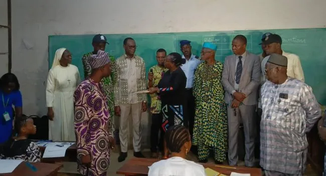 Le lancement effectué au Lycée Mathieu Bouké de Parakou