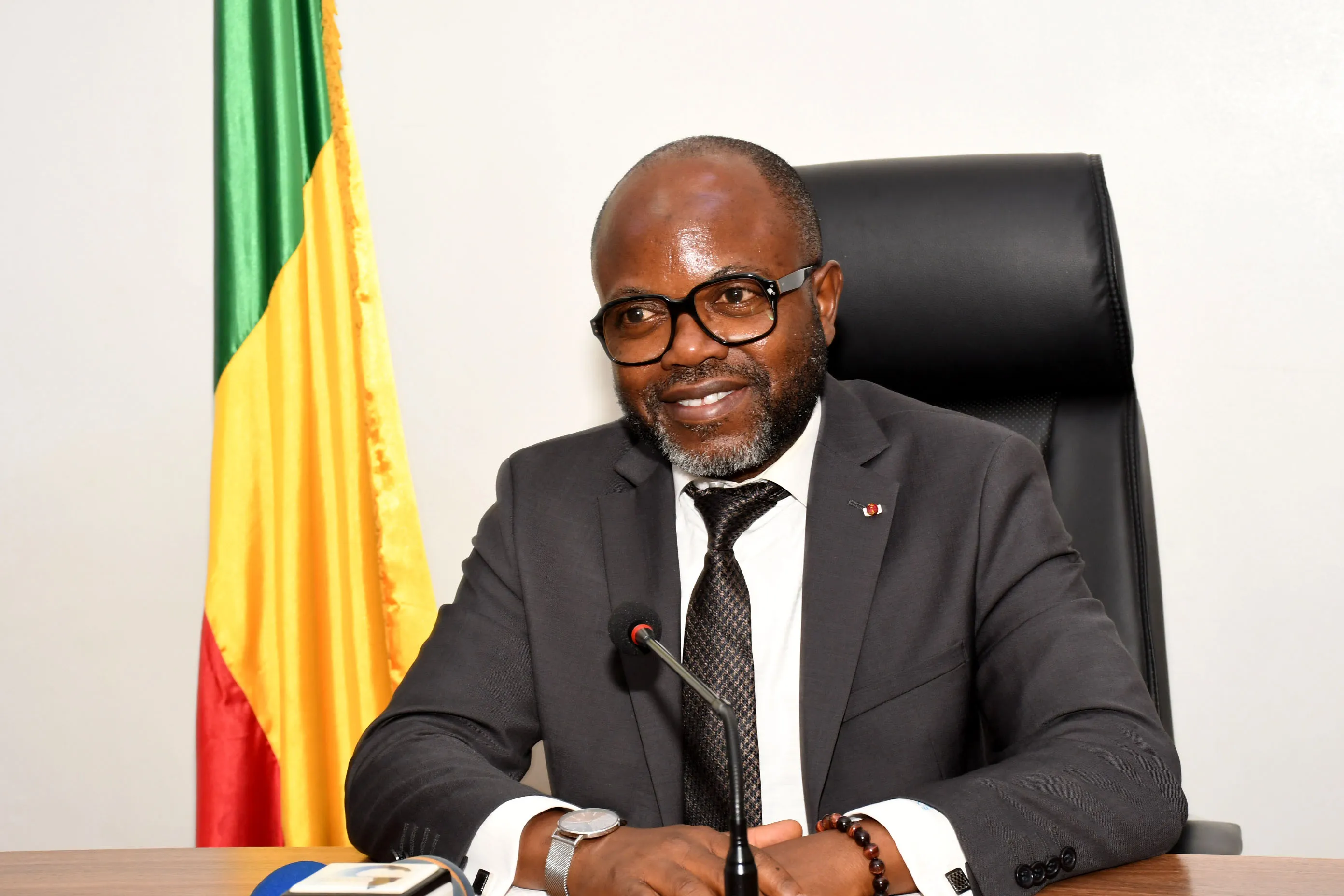 Conrad Gbaguidi, président du Ces