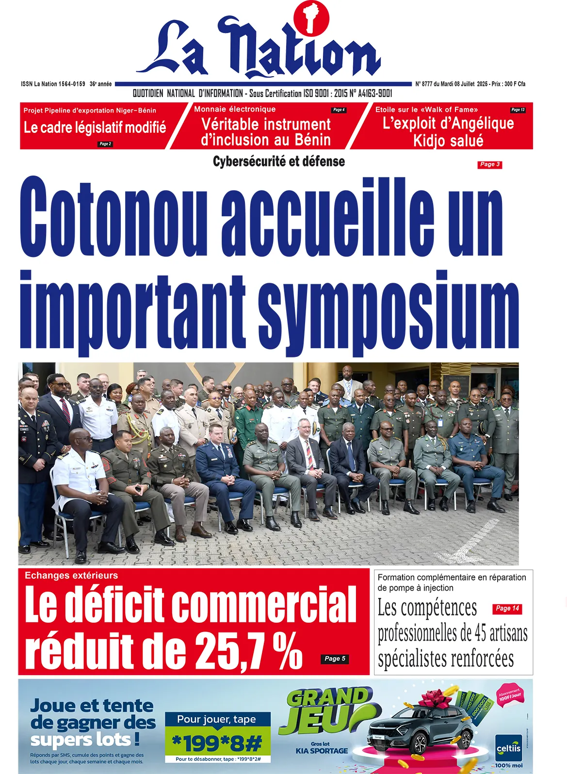 Quotidien La Nation du 08 Juillet 2025