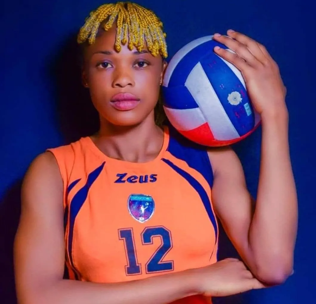 Djamilath Kora, internationale béninoise de volleyball  et sergent de l’armée