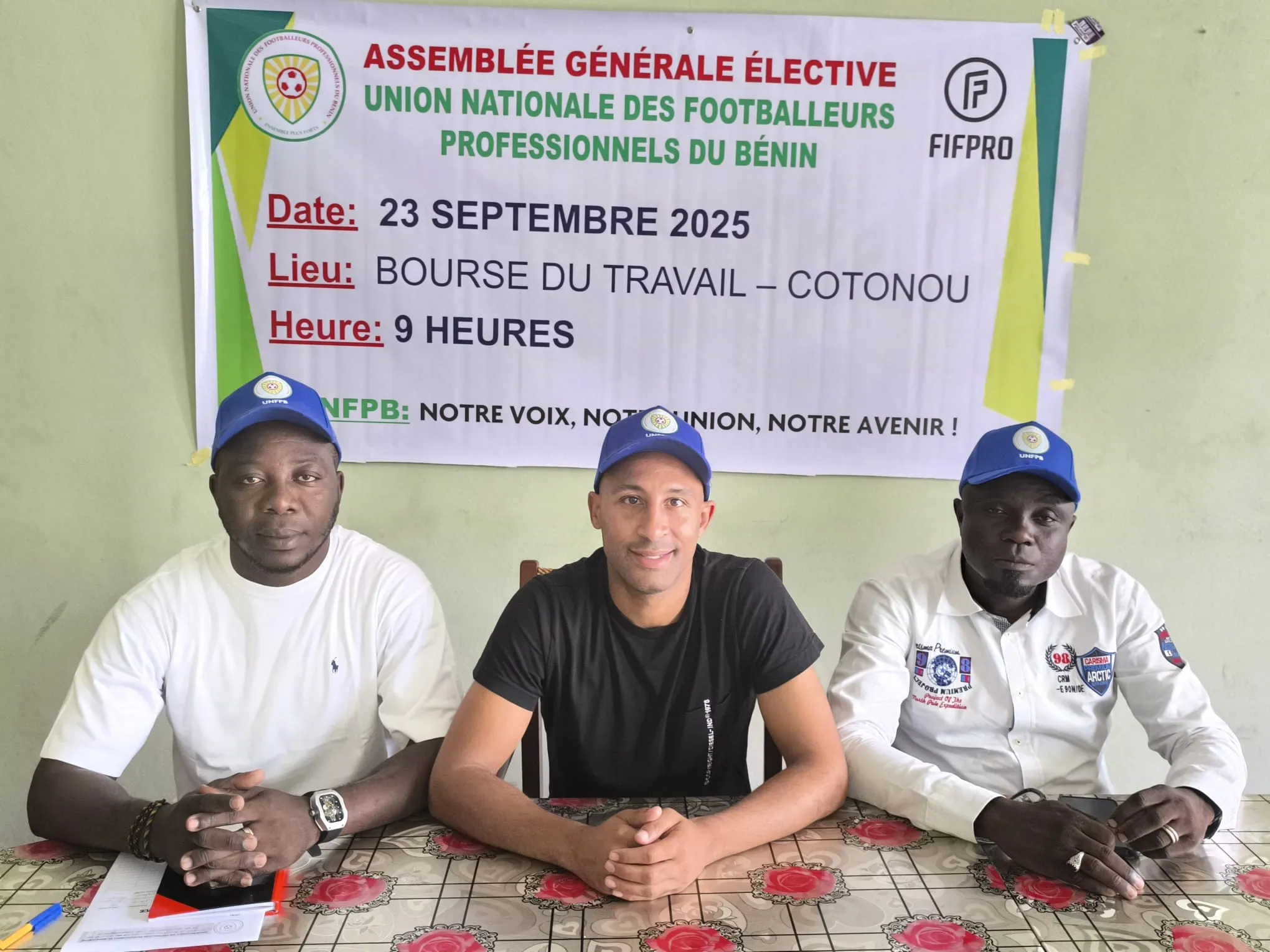 Un nouveau bureau élu pour la continuité avec à sa tête Romuald Boco (au milieu)