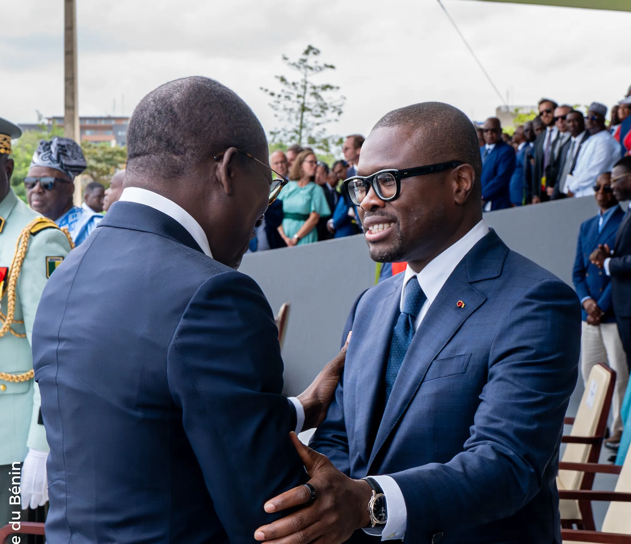 Romuald Wadagni  et Patrice Talon
