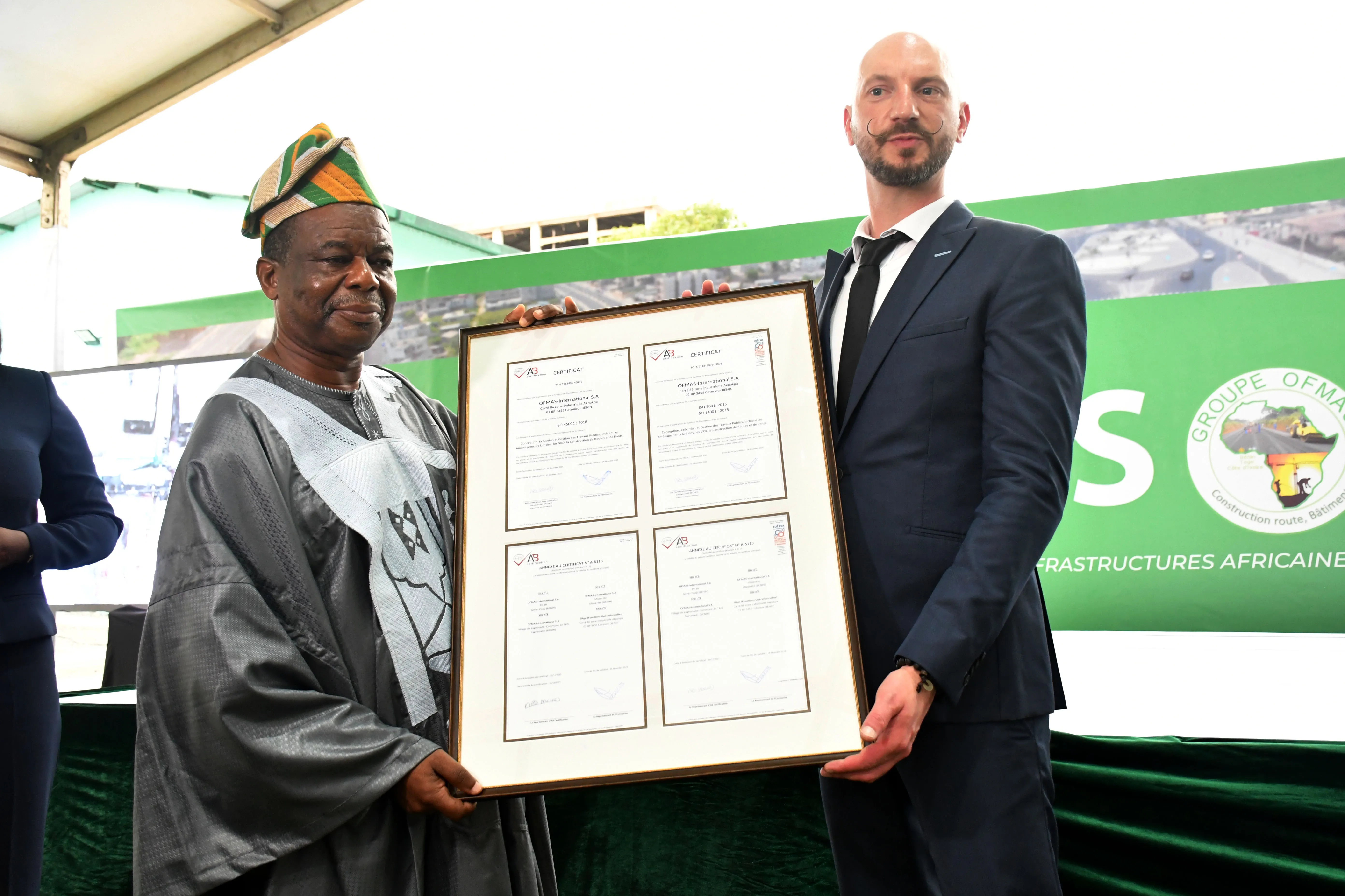 L’entreprise béninoise spécialisée dans le Btp vient de franchir un cap majeur en obtenant trois certifications internationales de référence
