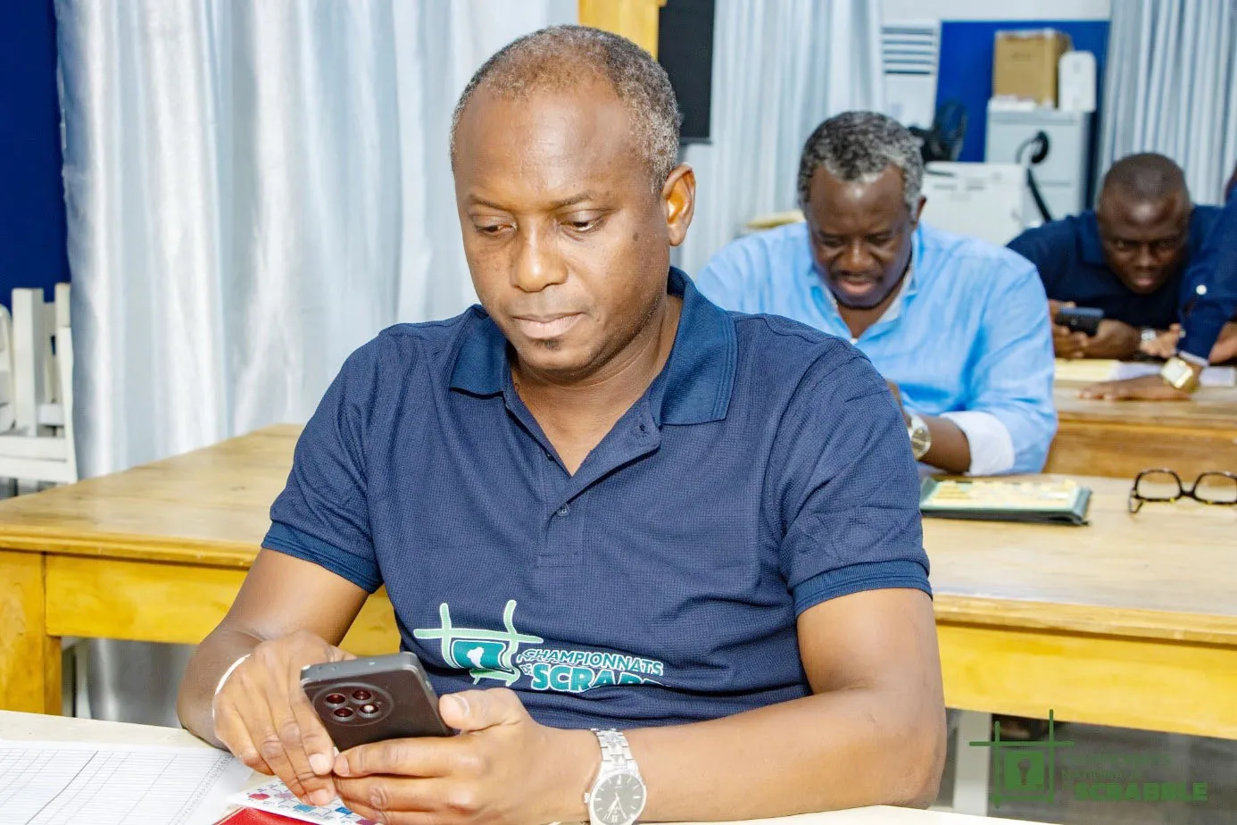 Lieutenant-colonel Oscar Dafia Yarou analyse une compétition de haut niveau